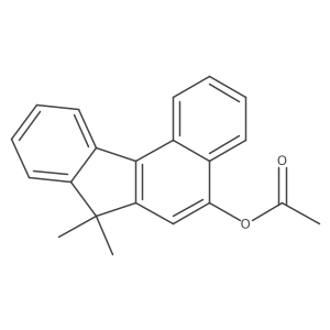 7,7-Dimethyl-7H-benzo[c]fluoren-5-ol 5-acetate Structure