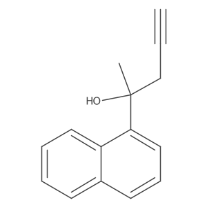 2-(1-Naphthyl)-4-pentyn-2-ol Structure