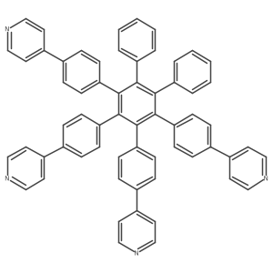 3',4',5',6'-Tetrakis(4-(pyridin-4-yl)phenyl)-1,1':2',1''-terphenyl Structure