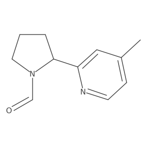 2-(4-Methylpyridin-2-yl)pyrrolidine-1-carbaldehyde Structure