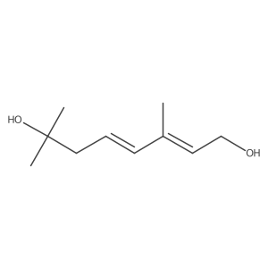 2,4-Octadiene-1,7-diol, 3,7-dimethyl-, (E,E)-结构式