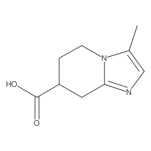 3-Methyl-5,6,7,8-tetrahydroimidazo[1,2-a]pyridine-7-carboxylic acid Structure