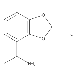 (1S)-1-(1,3-dioxaindan-4-yl)ethan-1-amine hydrochloride Structure
