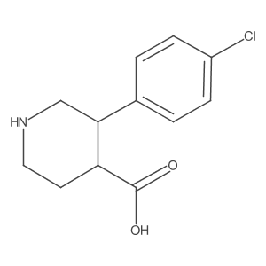 3-(4-Chlorophenyl)piperidine-4-carboxylic acid Structure