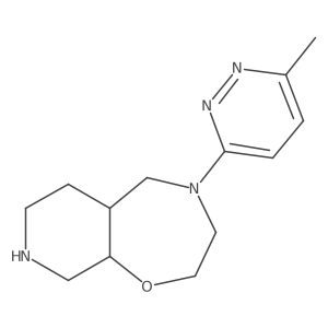(5aR,9aS)-4-(6-methylpyridazin-3-yl)-3,5,5a,6,7,8,9,9a-octahydro-2H-pyrido[4,3-f][1,4]oxazepine Structure