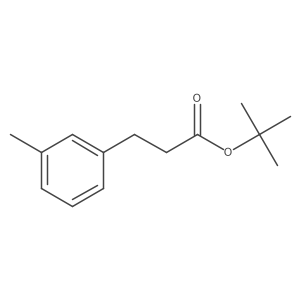 3-(3-Methylphenyl)-propanoic acid tert-butyl ester Structure