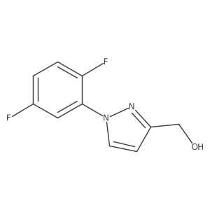 [1-(2,5-difluorophenyl)-1H-pyrazol-3-yl]methanol结构式