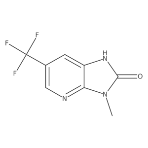 3-Methyl-6-trifluoromethyl-1,3-dihydro-imidazo[4,5-b]pyridin-2-one Structure