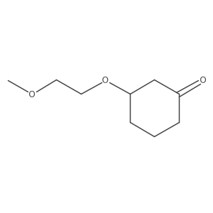 3-(2-Methoxyethoxy)cyclohexan-1-one结构式