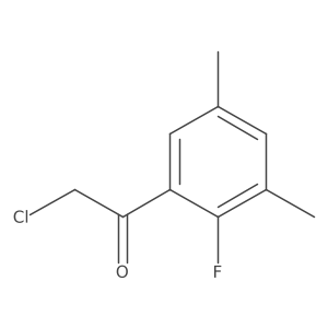3',5'-Dimethyl-2'-fluorophenacyl chloride Structure