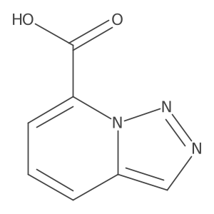 [1,2,3]Triazolo[1,5-a]pyridine-7-carboxylic acid结构式