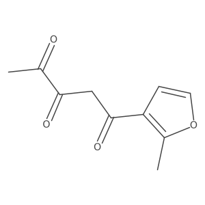 1-(2-Methylfuran-3-yl)pentane-1,3,4-trione结构式
