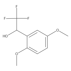 (1R)-1-(2,5-dimethoxyphenyl)-2,2,2-trifluoroethan-1-ol Structure