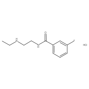 N-(2-(Ethylamino)ethyl)-3-fluorobenzamide hydrochloride Structure