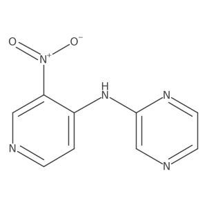 N-(3-Nitro-4-pyridinyl)-2-pyrazinamine结构式