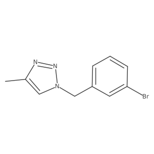 1-(3-Bromobenzyl)-4-methyl-1h-1,2,3-triazole Structure