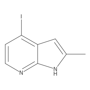 4-iodo-2-methyl-1H-pyrrolo[2,3-b]pyridine Structure