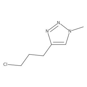 4-(3-Chloropropyl)-1-methyl-1H-1,2,3-triazole结构式