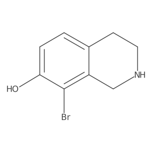 8-Bromo-1,2,3,4-tetrahydroisoquinolin-7-ol Structure