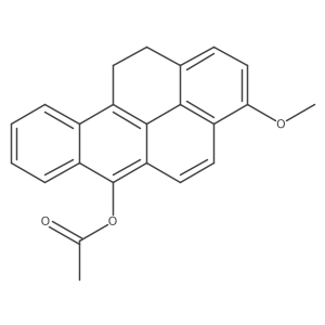 6-Acetyloxy-3-methoxy-11,12-dihydro-benzopyrene结构式