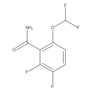 6-(Difluoromethoxy)-2,3-difluorobenzamide Structure