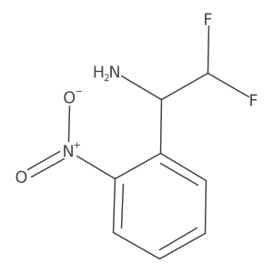 2,2-Difluoro-1-(2-nitrophenyl)ethan-1-amine Structure