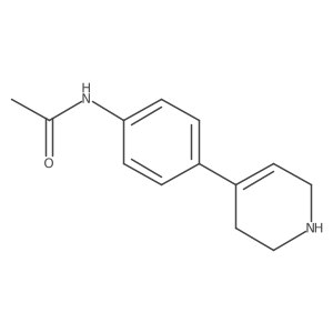 N-(4-(1,2,3,6-tetrahydropyridin-4-yl)phenyl)acetamide Structure