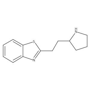 2-[2-(Pyrrolidin-2-yl)ethyl]-1,3-benzothiazole结构式
