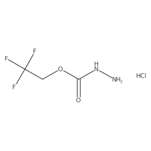 (2,2,2-Trifluoroethoxy)carbohydrazide hydrochloride结构式