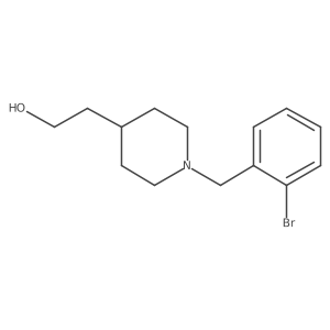 2-(1-(2-Bromobenzyl)piperidin-4-yl)ethan-1-ol Structure