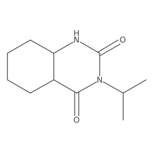 Hexahydro-3-(1-methylethyl)-2,4(1H,3H)-quinazolinedione Structure