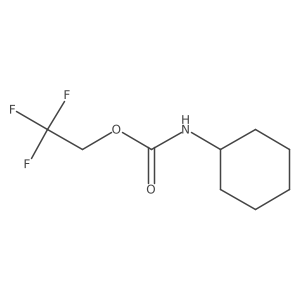 2,2,2-Trifluoroethyl cyclohexylcarbamate结构式