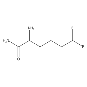 2-Amino-6,6-difluorohexanamide Structure