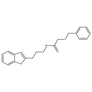 N-(3-(benzofuran-2-yl)propyl)-2-(benzyloxy)acetamide结构式