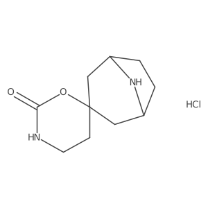 8-Azaspiro[bicyclo[3.2.1]octane-3,2'-[1,5]oxazinane]-6'-one hydrochloride结构式