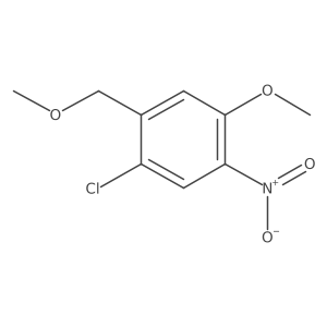 1-Chloro-4-methoxy-2-(methoxymethyl)-5-nitrobenzene结构式