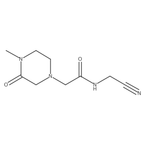 N-(Cyanomethyl)-2-(4-methyl-3-oxopiperazin-1-yl)acetamide Structure