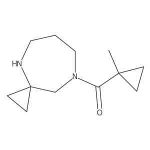 8-(1-Methylcyclopropanecarbonyl)-4,8-diazaspiro[2.6]nonane Structure