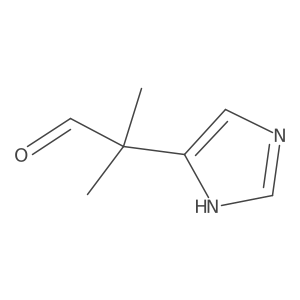 2-(1H-imidazol-5-yl)-2-methylpropanal Structure