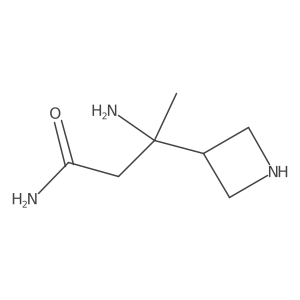 3-Amino-3-(azetidin-3-yl)butanamide Structure