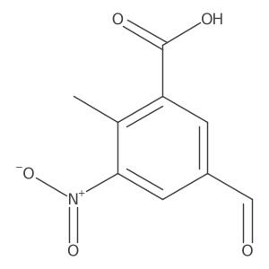 5-Formyl-2-methyl-3-nitrobenzoic acid Structure