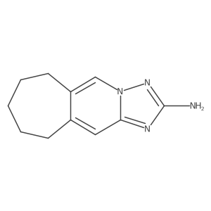 3,4,6-Triazatricyclo[7.5.0.0,3,7]tetradeca-1,4,6,8-tetraen-5-amine Structure
