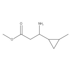 methyl (3S)-3-amino-3-(2-methylcyclopropyl)propanoate Structure