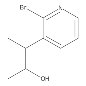 3-(2-Bromopyridin-3-yl)butan-2-ol结构式