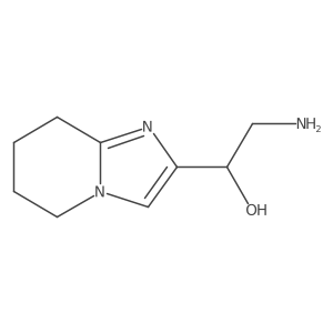 (1S)-2-amino-1-{5H,6H,7H,8H-imidazo[1,2-a]pyridin-2-yl}ethan-1-ol Structure