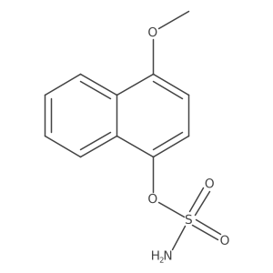 4-Methoxynaphthalen-1-yl sulfamate结构式