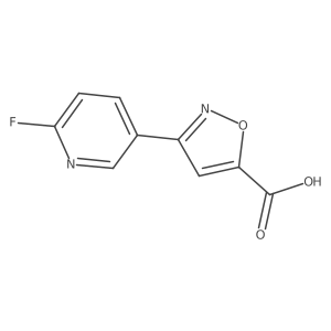 3-(6-Fluoropyridin-3-yl)-1,2-oxazole-5-carboxylic acid Structure