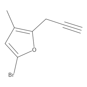 5-Bromo-3-methyl-2-(prop-2-yn-1-yl)furan Structure