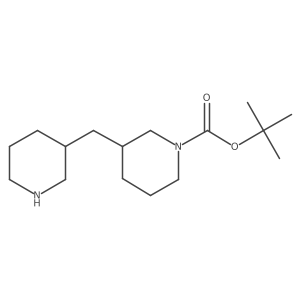 Tert-butyl 3-[(piperidin-3-yl)methyl]piperidine-1-carboxylate Structure