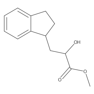 methyl 3-(2,3-dihydro-1H-inden-1-yl)-2-hydroxypropanoate Structure